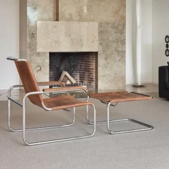 Thonet S 35 L Pure Materials Sessel Büffelleder| Sessel