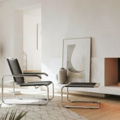 Thonet S 35 L Sessel Kernleder| Sessel