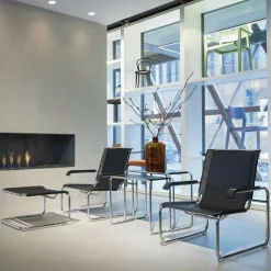 Thonet S 35 LH Fußhocker Kernleder| Hocker