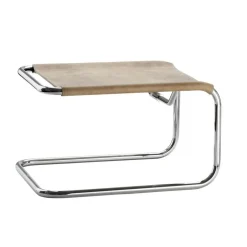 Hocker^Thonet S 35 LH Pure Materials Fußhocker Büffelleder