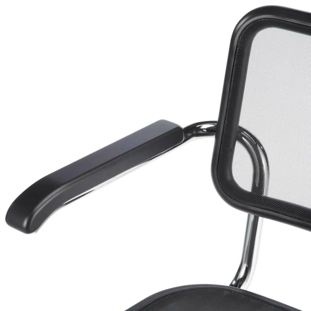 Thonet S 64 N Freischwinger Armlehnstuhl Buche| Stühle