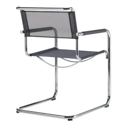 Stühle^Thonet S 34 N Freischwinger Armlehnstuhl