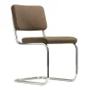 Stühle^Thonet S 32 PV Pure Materials Freischwinger Stuhl Leder