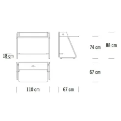 Sekretäre|Tische^Thonet S 1200 Sekretär