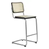 Barhocker^Thonet S 32 VH Barhocker mit Rohrgeflecht 112cm