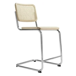 Barhocker^Thonet S 32 VHT Barhocker mit Rohrgeflecht 65cm