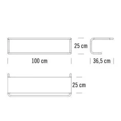 Regale|Schuhschränke^Thonet S 1521 Wandgarderobe/ Schuhregal