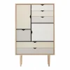 Schränke|Kommoden^Andersen Furniture S5 Highboard Fronten bunt