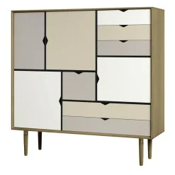 Andersen Furniture S3 Highboard Fronten bunt| Kommoden