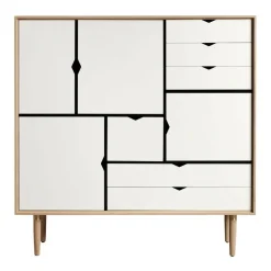 Andersen Furniture S3 Highboard Fronten weiß| Schränke|Kommoden
