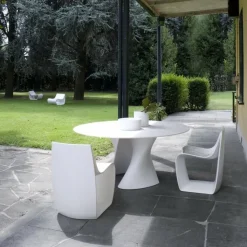 Tische|Esstische^MDF Italia S Table Esstisch Gestell weiß