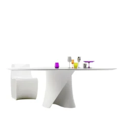 Tische|Esstische^MDF Italia S Table Esstisch Gestell weiß