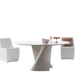 Tische|Esstische^MDF Italia S Table Esstisch Gestell weiß