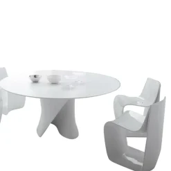 Tische|Esstische^MDF Italia S Table Esstisch Gestell weiß