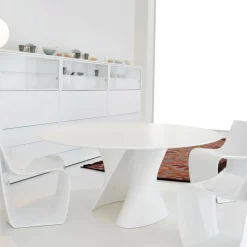 Tische|Esstische^MDF Italia S Table Esstisch Gestell weiß