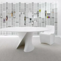 Tische|Esstische^MDF Italia S Table Esstisch Gestell weiß