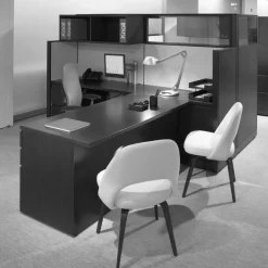 Knoll International Saarinen Conference Stuhl Gestell walnuss| Stühle