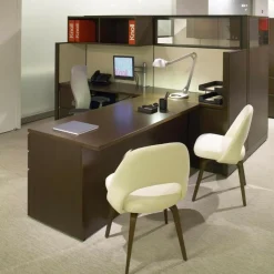 Stühle^Knoll International Saarinen Conference Stuhl Gestell ebenholz