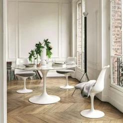 Esstische^Knoll International Saarinen Esstisch Ø120cm Marmor