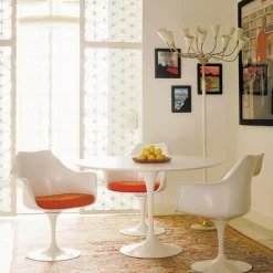 Stühle^Knoll International Saarinen Tulip Armlehnstuhl drehbar