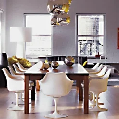 Stühle^Knoll International Saarinen Tulip Armlehnstuhl drehbar