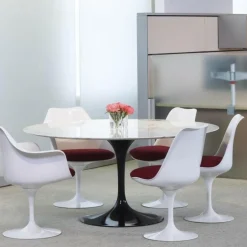Stühle^Knoll International Saarinen Tulip Armlehnstuhl drehbar