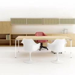 Stühle^Knoll International Saarinen Tulip Armlehnstuhl drehbar