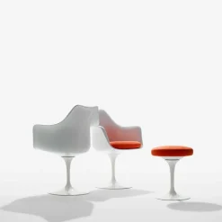 Stühle^Knoll International Saarinen Tulip Armlehnstuhl drehbar