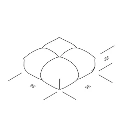 Poufs^OUT Objekte unserer Tage Sander Pouf Large