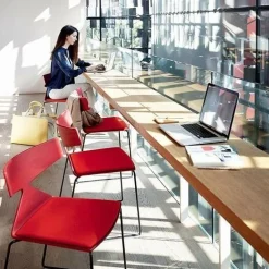 Stühle^Arper Saya Stuhl mit Kufengestell