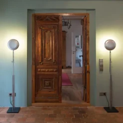 Stehleuchten^Mawa Design Schliephacke/Berliner Bratpfanne Stehleuchte