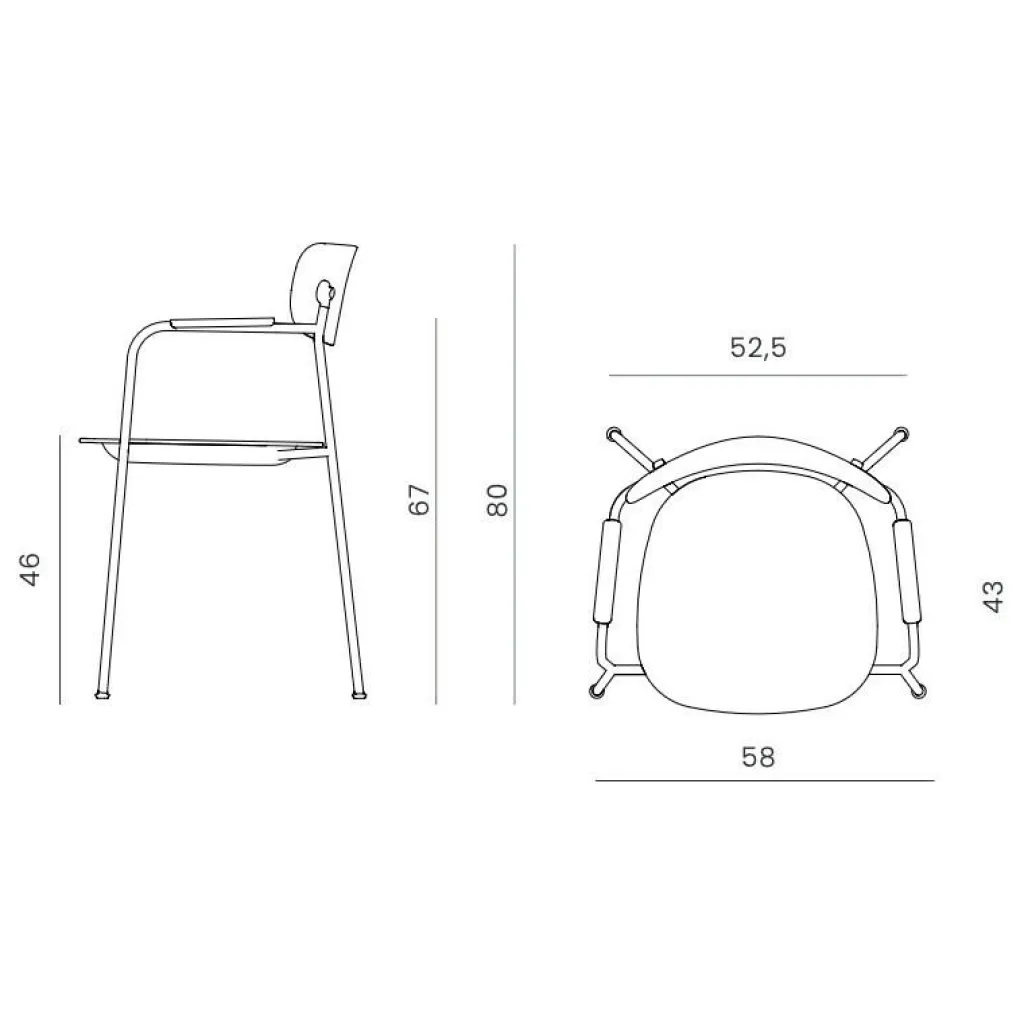 Andersen Furniture Scope Armlehnstuhl Leder| Stühle