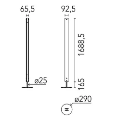 Stehleuchten^Flos Seki-Han Stehleuchte
