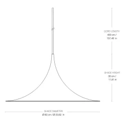 Gubi Semi Pendelleuchte Ø60cm| Pendelleuchten