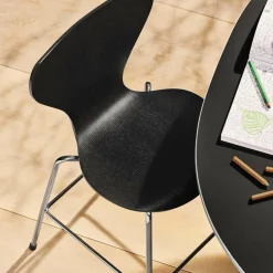 Fritz Hansen Serie 7™ Juniorstuhl Braun Bronze|Kinder Kinderstühle