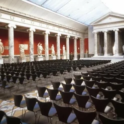 Fritz Hansen Serie 7™ Stuhl gefärbte Esche Gestell Verchromt 4er Set| Stühle