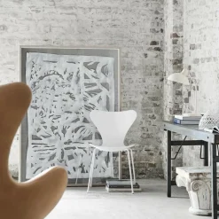 Fritz Hansen Serie 7™ Stuhl gefärbte Esche Monochrom 4er Set| Stühle