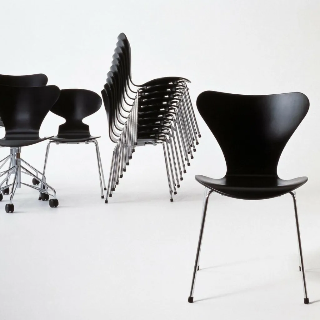 Stühle^Fritz Hansen Serie 7™ Stuhl lackiert 4er Set