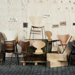 Fritz Hansen Serie 7™ Stuhl Naturfurnier| Stühle