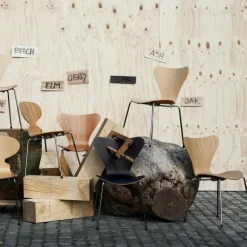 Fritz Hansen Serie 7™ Stuhl Naturfurnier| Stühle