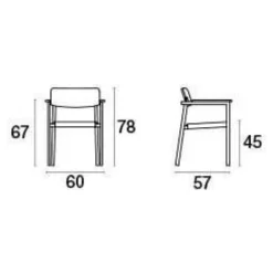 Stühle|Gartenstühle^Emu Shine Gartenarmlehnstuhl Teak