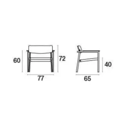 Emu Shine Lounge Gartenarmlehnstuhl Teak| Stühle