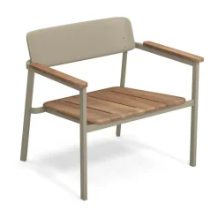 Gartenstühle^Emu Shine Lounge Gartenarmlehnstuhl Teak