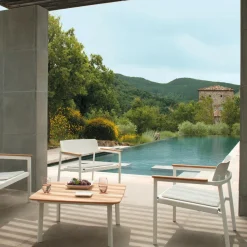 Gartenstühle^Emu Shine Lounge Gartenarmlehnstuhl Teak