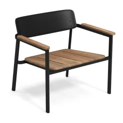 Gartenstühle^Emu Shine Lounge Gartenarmlehnstuhl Teak