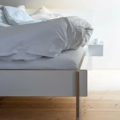 Moormann Siebenschläfer Doppelbett 140x200cm mit Kopfteil| Betten