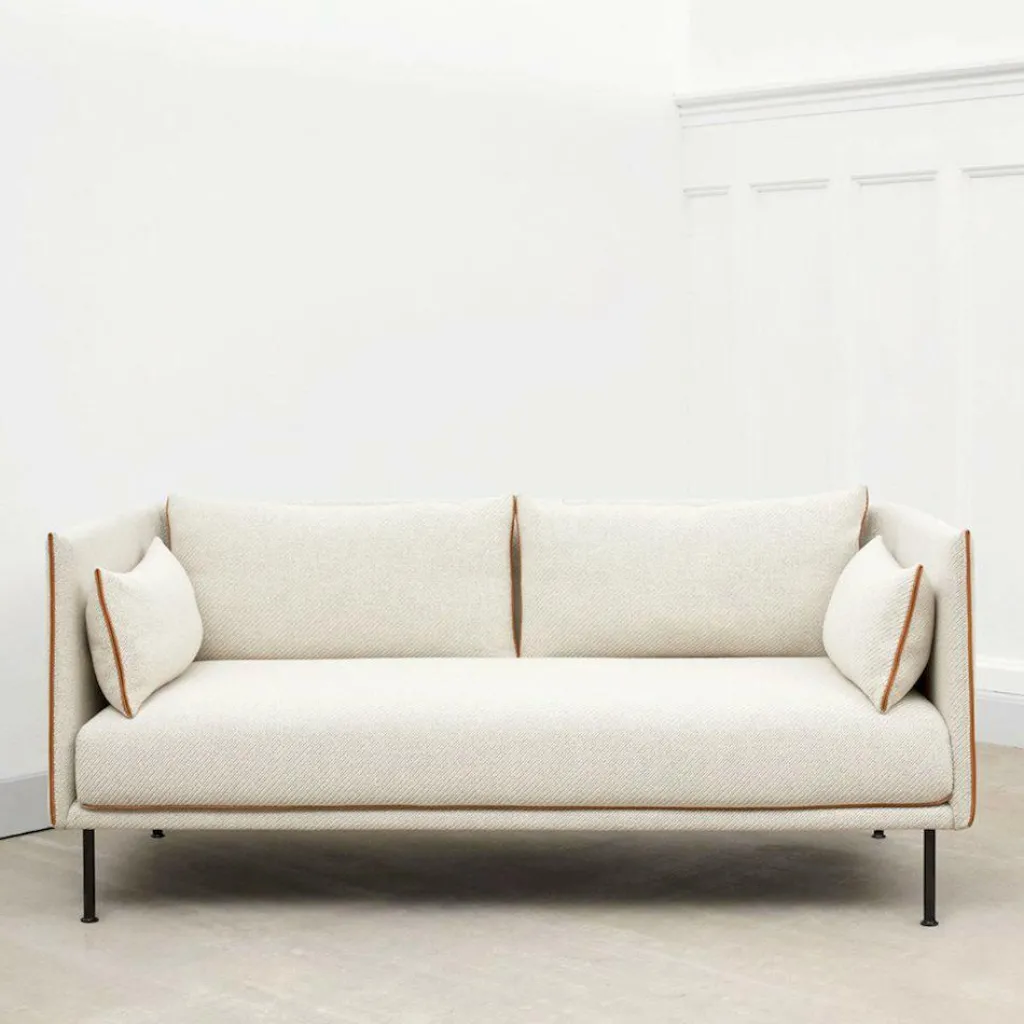 HAY Silhouette 2 Sitzer Sofa Füße Stahl| Sofas