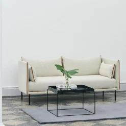 HAY Silhouette 2 Sitzer Sofa Füße Stahl| Sofas