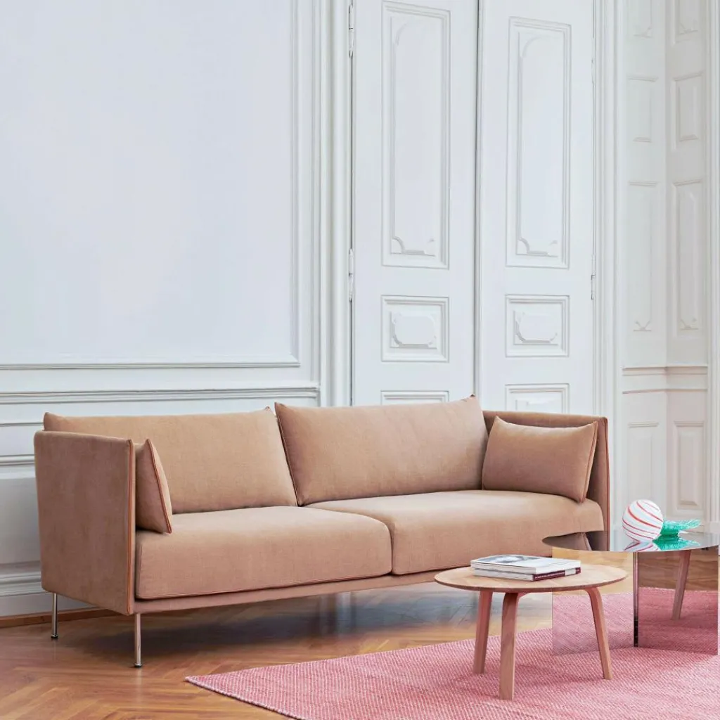 HAY Silhouette 2 Sitzer Sofa Füße Stahl| Sofas