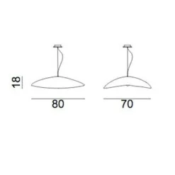 Pendelleuchten^Gervasoni Silver 95 Pendelleuchte